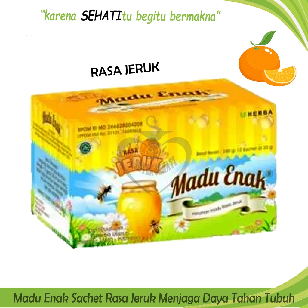 Madu Enak Herba Sachet Manuka Suplemen Makanan Multivitamin