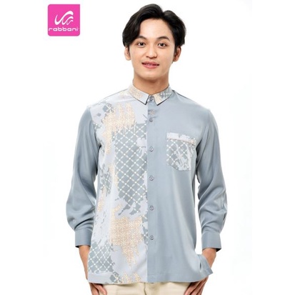 Kemko Couple Vilneria Mst-Kemeja Koko Lengan Panjang Manset Sarimbit Rabbani Baju koko Dewasa Kemko 