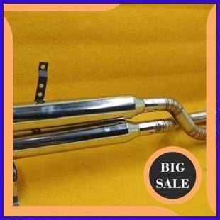 Knalpot Racing Double Titan Full System Benelli Patagonian Eagle 250 Pemasangan PNP 1M4R23 sparepart
