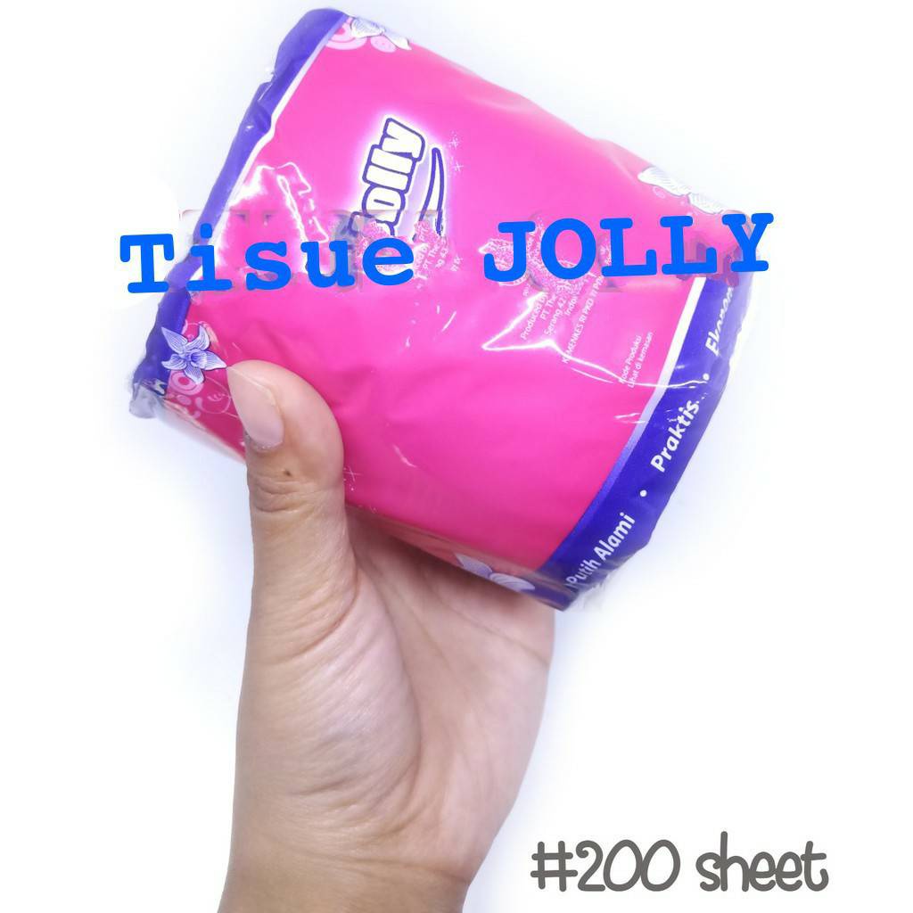 Tissue Jolly Roll / Tisu Jolly Gulung / Tissu Isi 200 Sheet