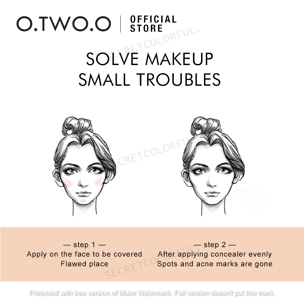 O.TWO.O Virgin Soomth Concealer tahan lama