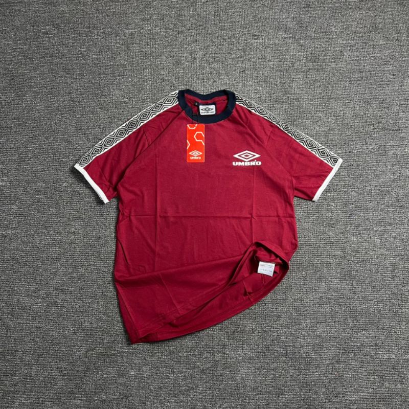 -FRMNSH- KAOS UMBRO MAROON NEW FULL TAG LABEL CASUAL HYPE