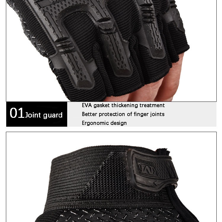 Sarung Tangan Tactical Motor Half Finger Glove Outdoor Import / Half Finger Glove - ST-1