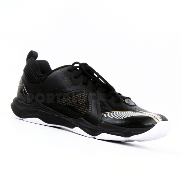 {MentariStore} Sepatu Badminton LiNing / Li-Ning AYTS012 Ranger VI Lite Black - 8.541⅔26cm Murah
