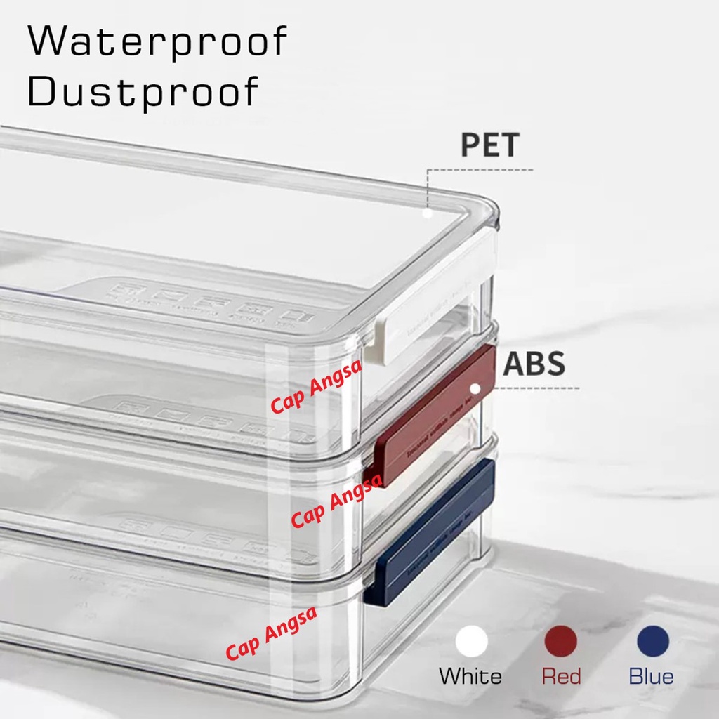 KOTAK PENYIMPANAN DOKUMEN HARDCASE STORAGE PLASTIC TRAY HOLDER TRANSPARENT CLEAR BAG DOCUMENT ORGANIZER