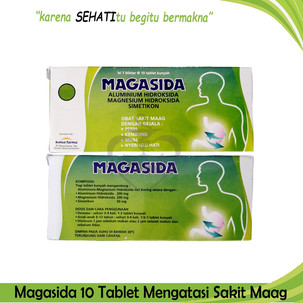 Magasida Tablet Mengatasi Gejala Asam Lambung