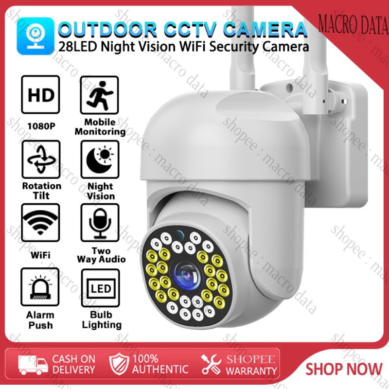 CCTV PTZ outdoor Q36 1080P WiFi IP Camera Full Color Dual Light Night Vision Waterproof IP66 360 movement CCTV Security Camera Outdoor