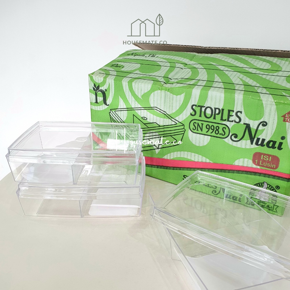 Toples Kue Kering Sekat 2 / Toples Kue Kering / Nastar Nuai SN 998 S