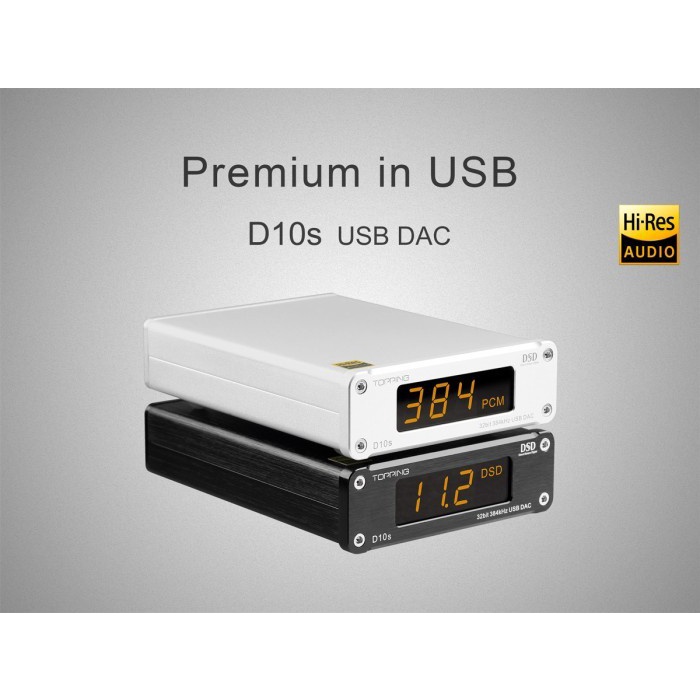 Dijual Topping D10S Usb Dac (Fiio Shanling Cayin Chord Ibasso Sony)