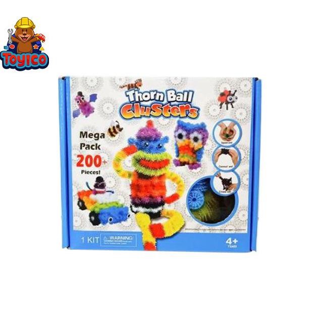 BUNCHEM  THORNBALL 200 PCS MAINAN ANAK EDUKASI EDUKATIF / BUNCHEMS