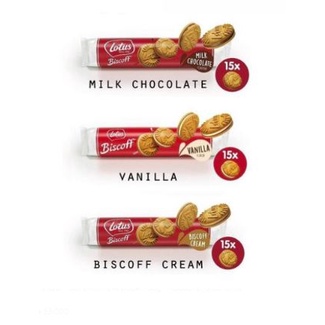 Lotus Biscoff Sandwich VANILLA 150gr - Lotus  Gosend Grab Only