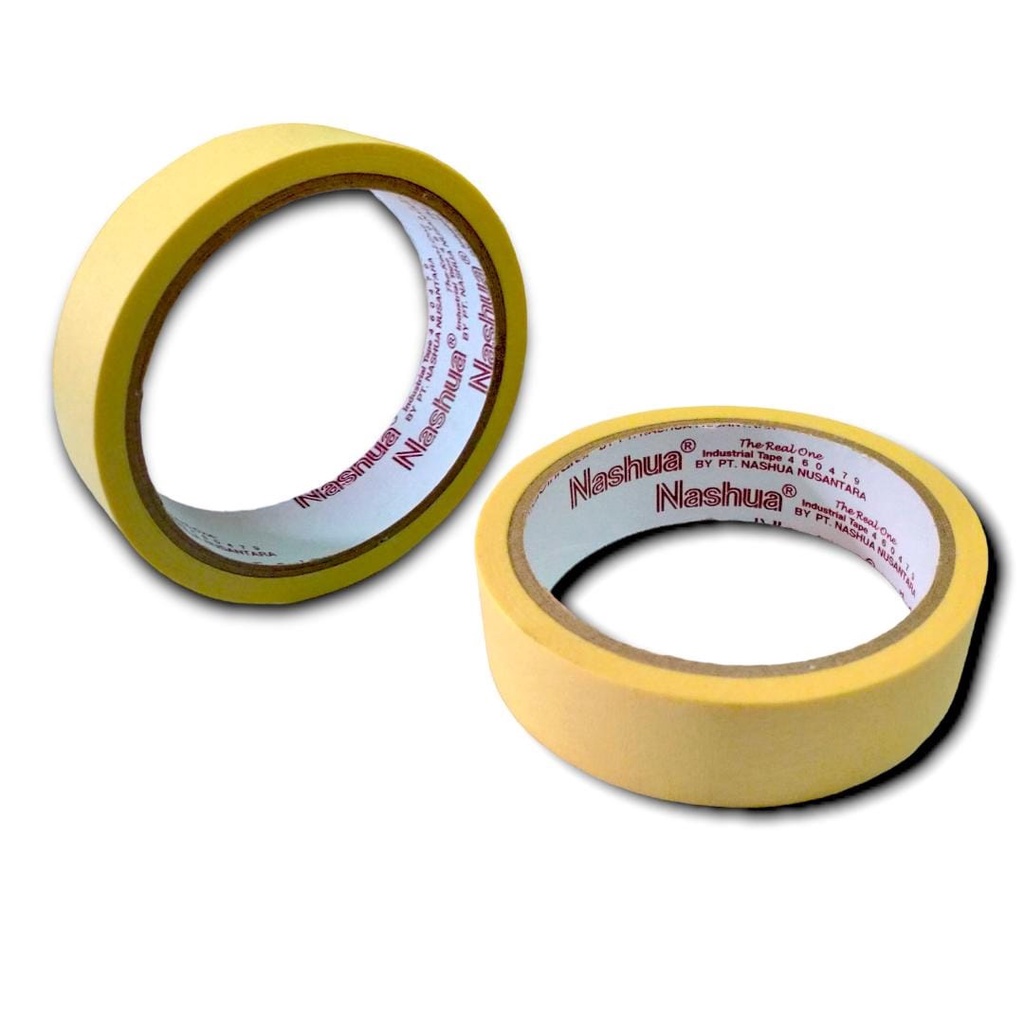 LAKBAN KERTAS MASKING TAPE 1 INCH NASHUA SOLASI ISOLASI SOLATIP KERTAS 24 MM  x 15 Y