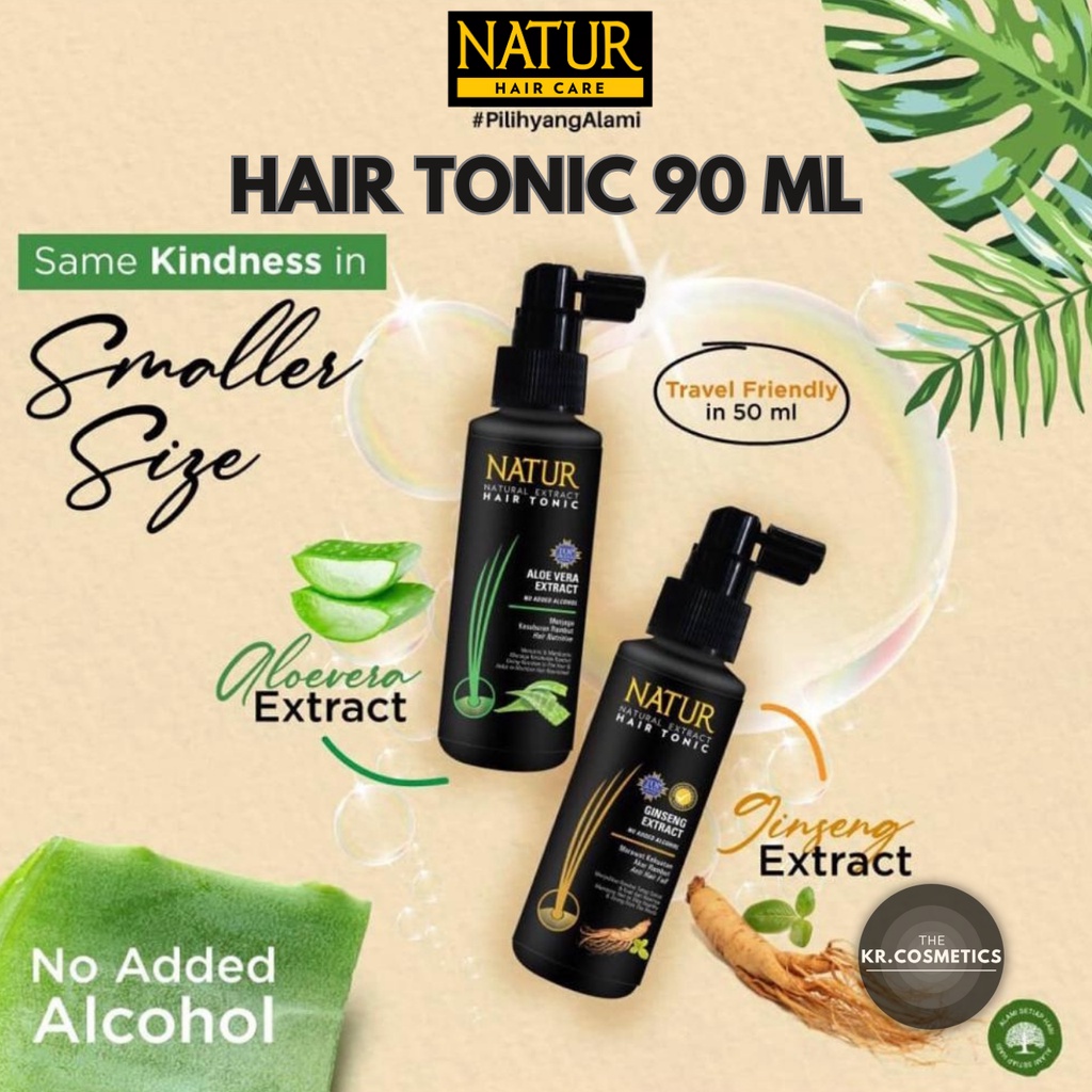 Natur Hair Tonic aloevera ginseng 90ml