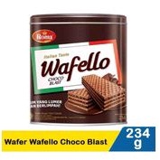 

WAFELLO Roma Wafer Coklat 234 gr biskuit kaleng