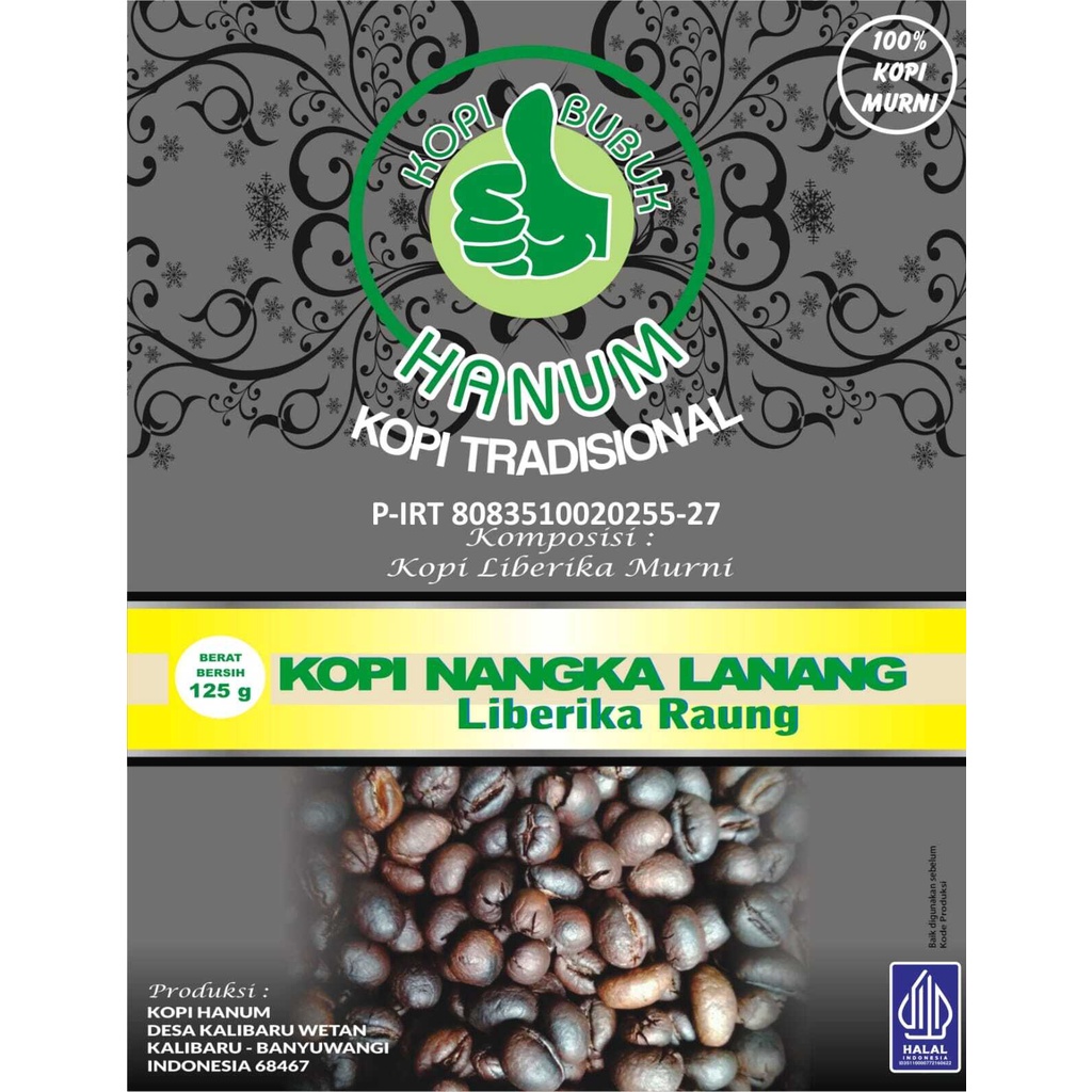 

Hanum Nangka Lanang | Liberika Raung | Excelsa | 125Gr Fine Coffee