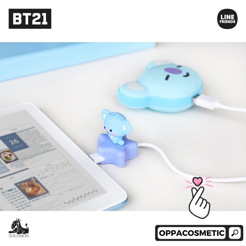 OFFICIAL BTS X BT21 Cable Mascot