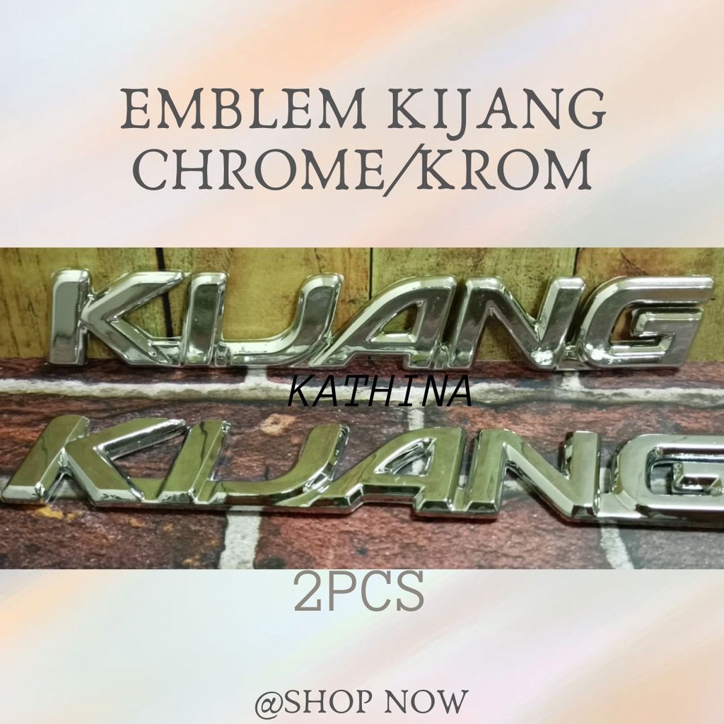 Paket Emblem Logo Kijang Mobil Kijang Kapsul Cover Krom