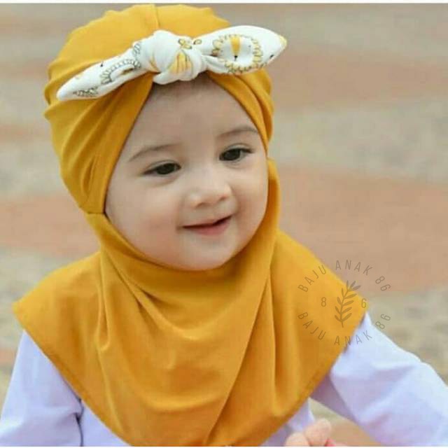 Hijab  Kerudung Bayi Pita Kelinci - 022.4679