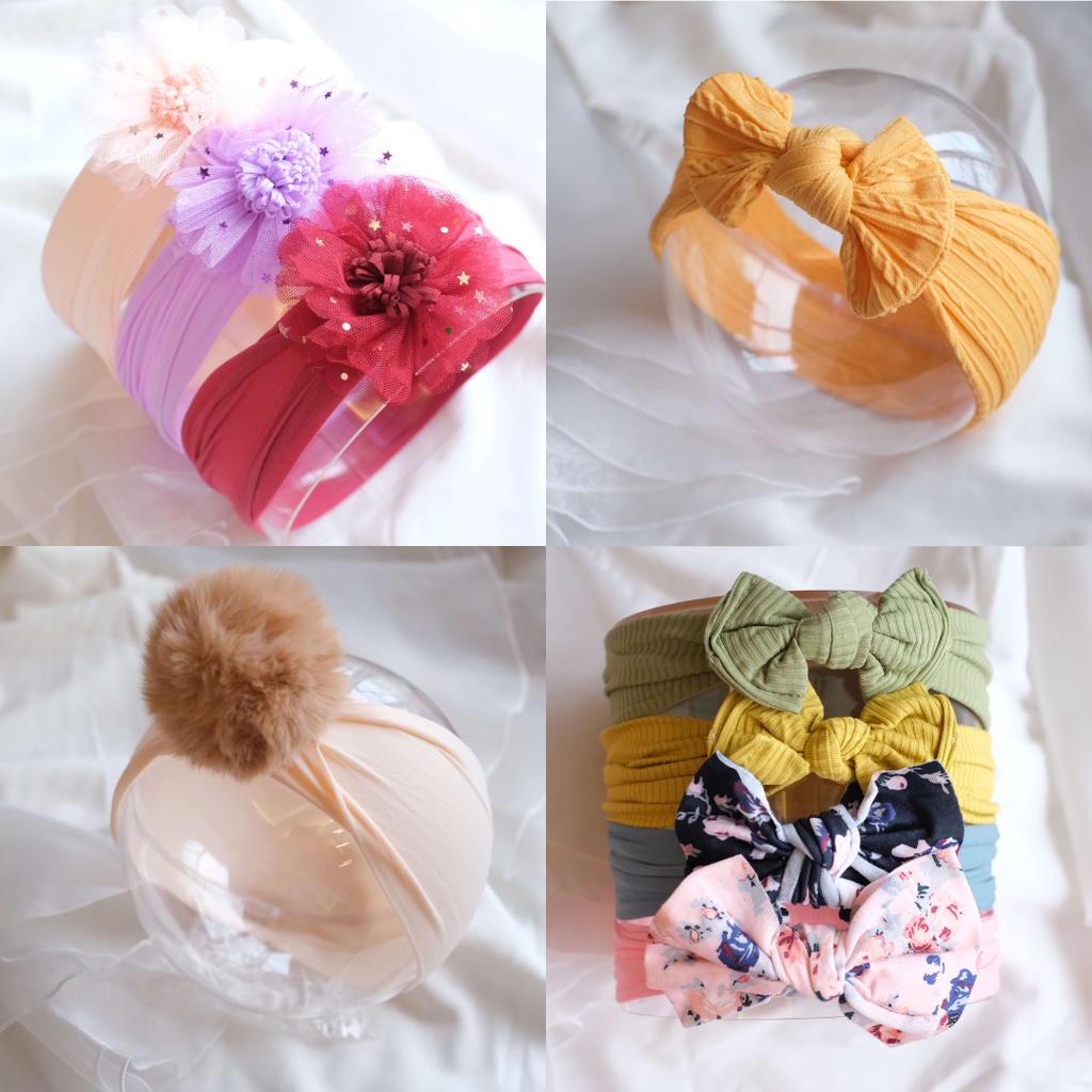 Bando Bayi / Bandana Bayi / Headband bayi / Turban Bayi Aimi