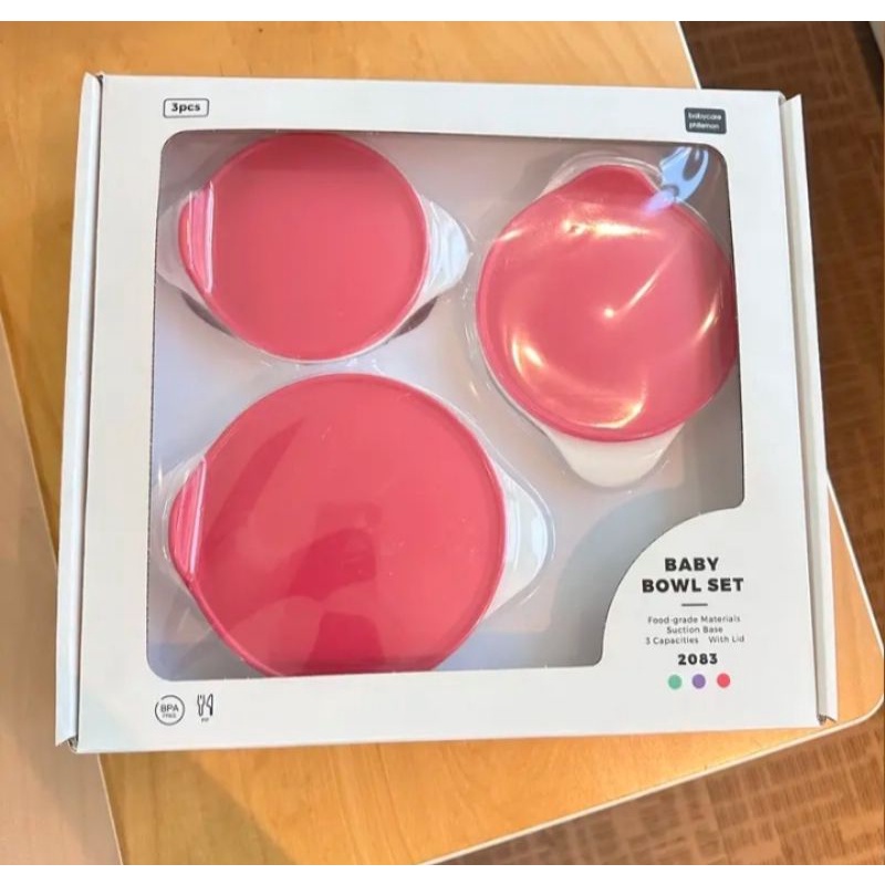 Babycare philemon Baby Bowl Set isi 3