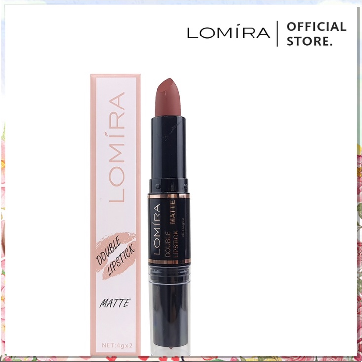 Double Lipstick Matte 2in1 Pelembab Bibir Make Up Lipstik BPOM LOM-D