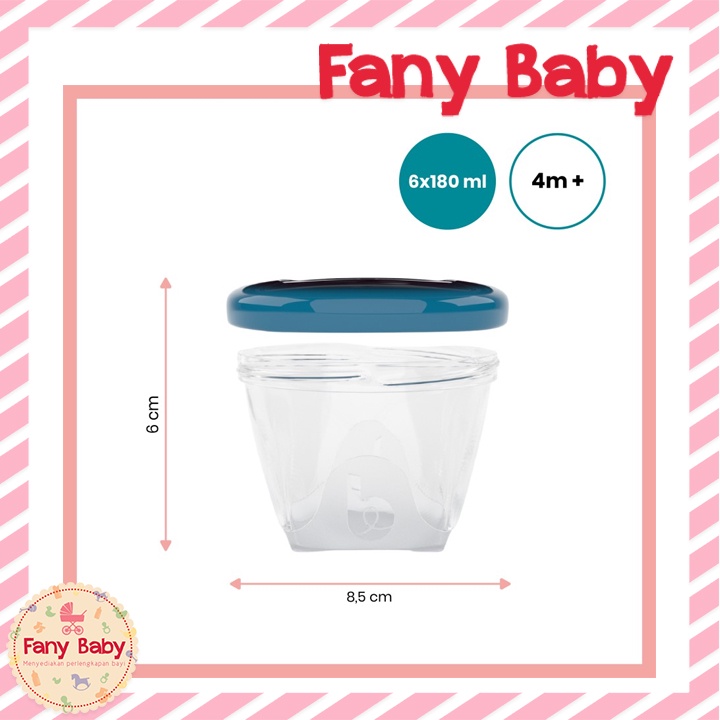 BABYMOOV BABY BOWL 180ML X 6PCS