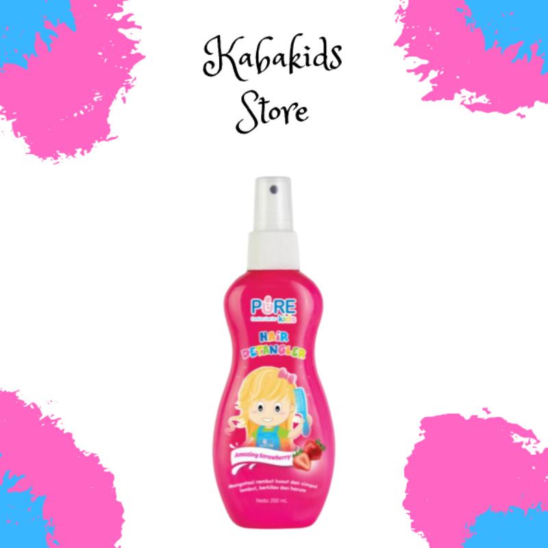 Pure Kids Hair Detangler Apple 200 Ml - Kabakids Store