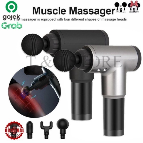 Dijual Alat Pijat Getar Elektrik Portable Wireless Muscle Fascial Massage Gun Berkualitas