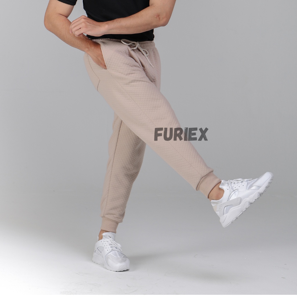 JOGER COMFY FRX | COMFY JOGER PANTS PRIA WANITA KEKINIAN BAHAN KNITT DIAMOND