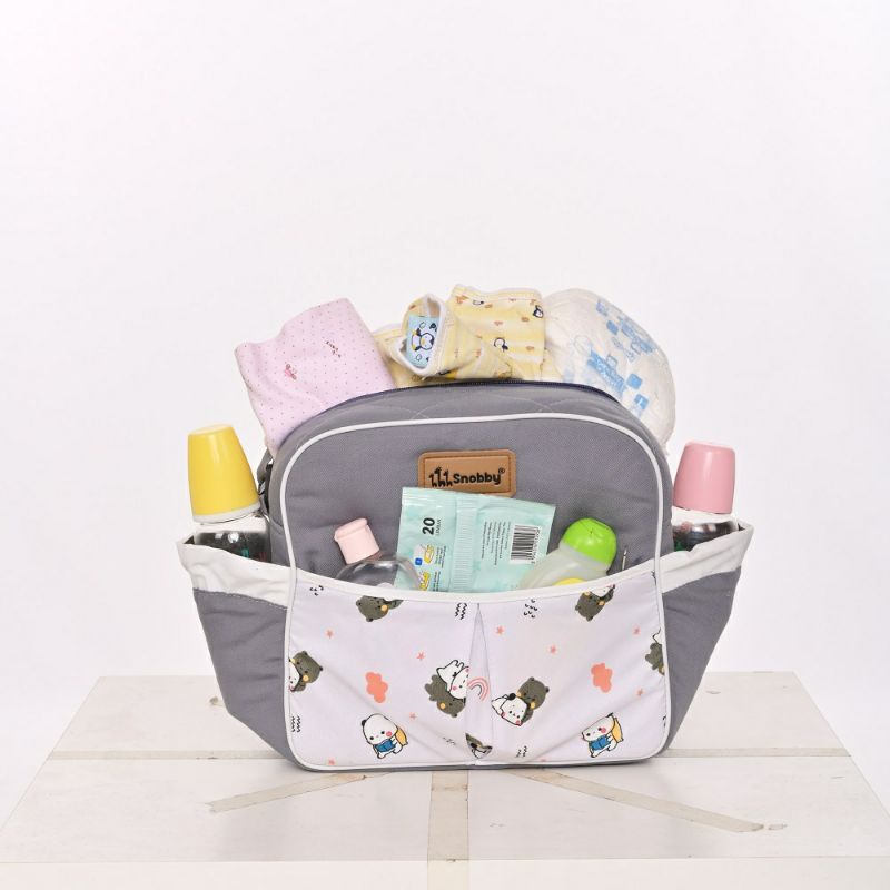 Snobby tas bayi kecil saku print bearly series - SBT 7373