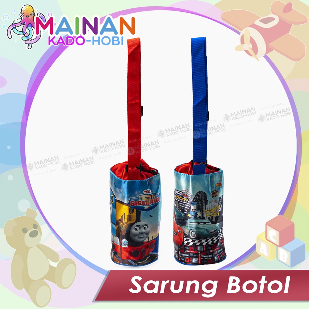 POUCH WATER BOTTLE SARUNG BOTOL MINUM ANAK KARAKTER LUCU