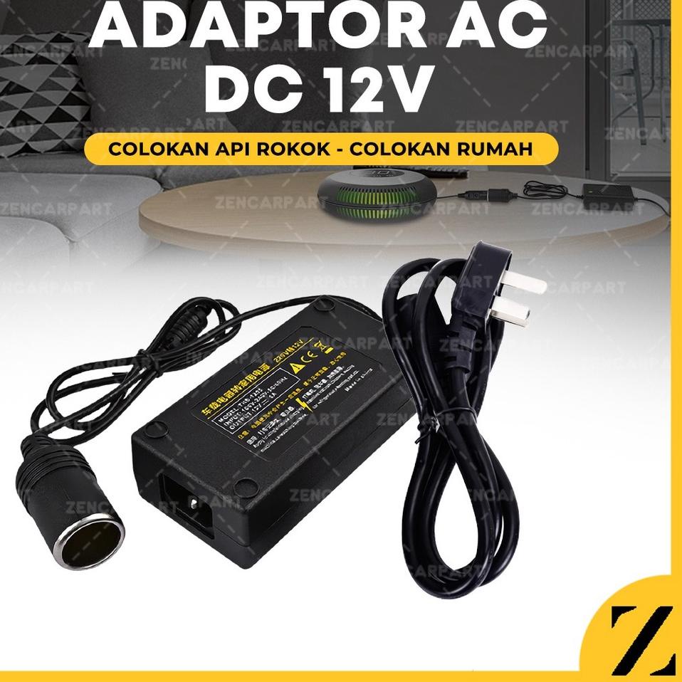 Pasti Update [ Adaptor AC DC ] Adaptor Ac to Dc 12V Ac ke DC Lighter Socket Converter Konverter 220V