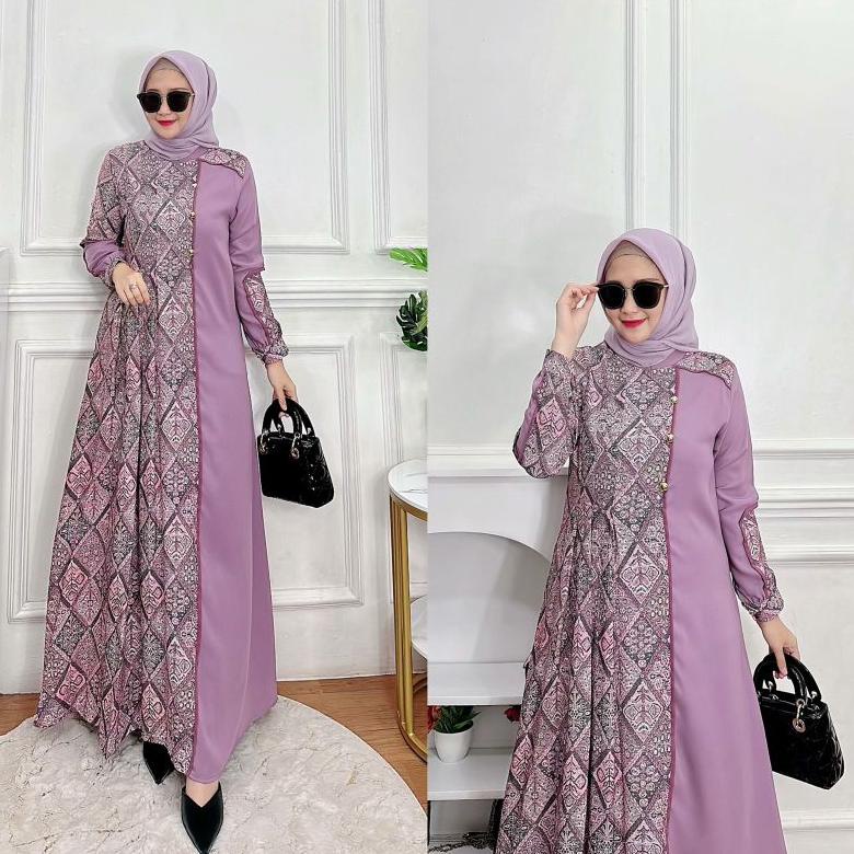 ORIGINAL Amena dress/ Abaya aswan/ Ori Adisha/ new lussy Murah