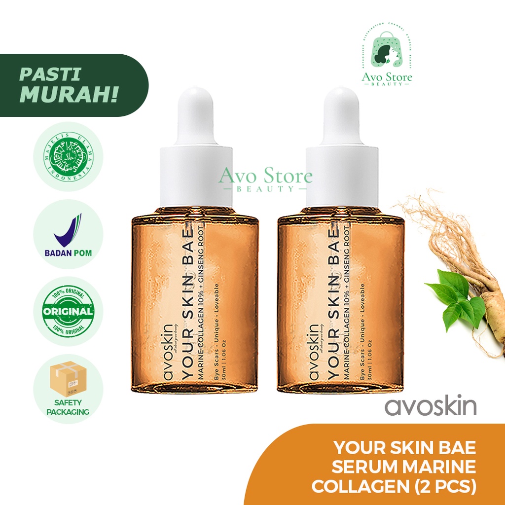 BUNDLING Avoskin Your Skin Bae Serum Marine Collagen 30ml (2pcs)