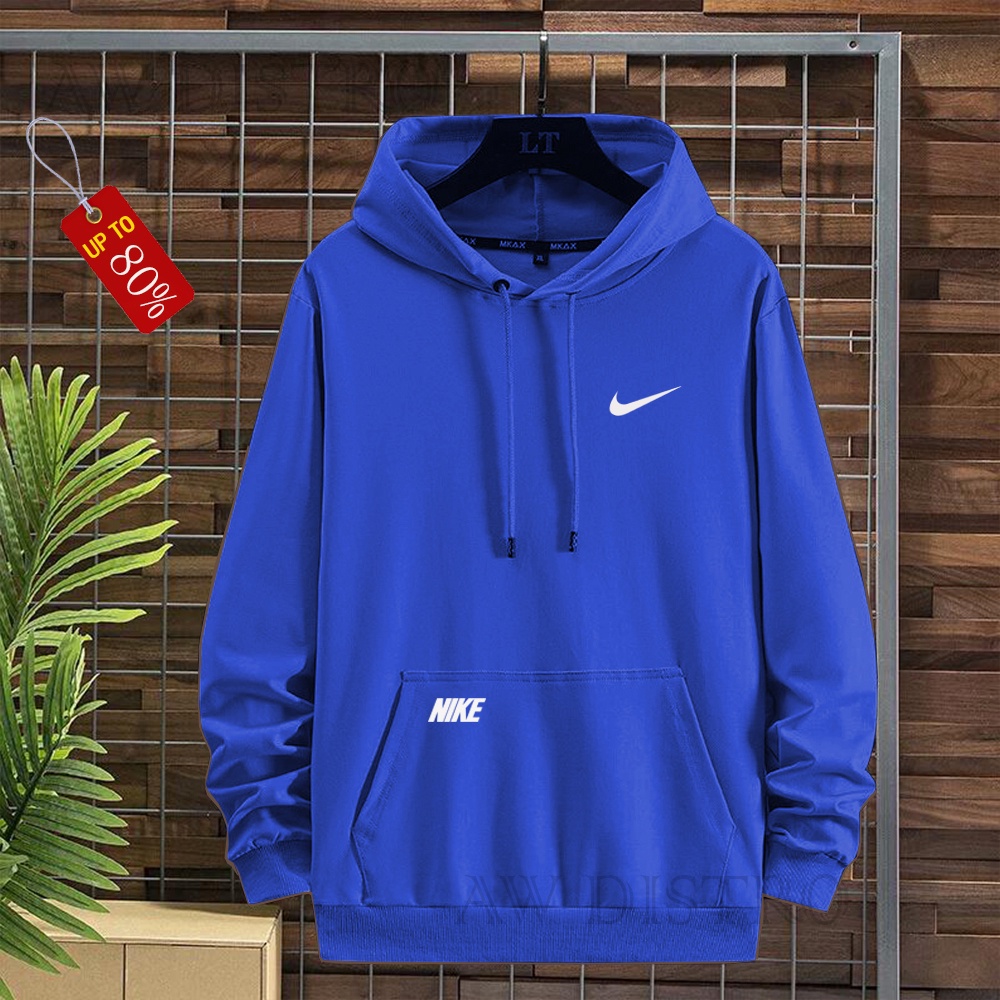 COD Promo Termurah Sweater Hoodie Modern A.B N1k3 Text Putih  Premium Quality