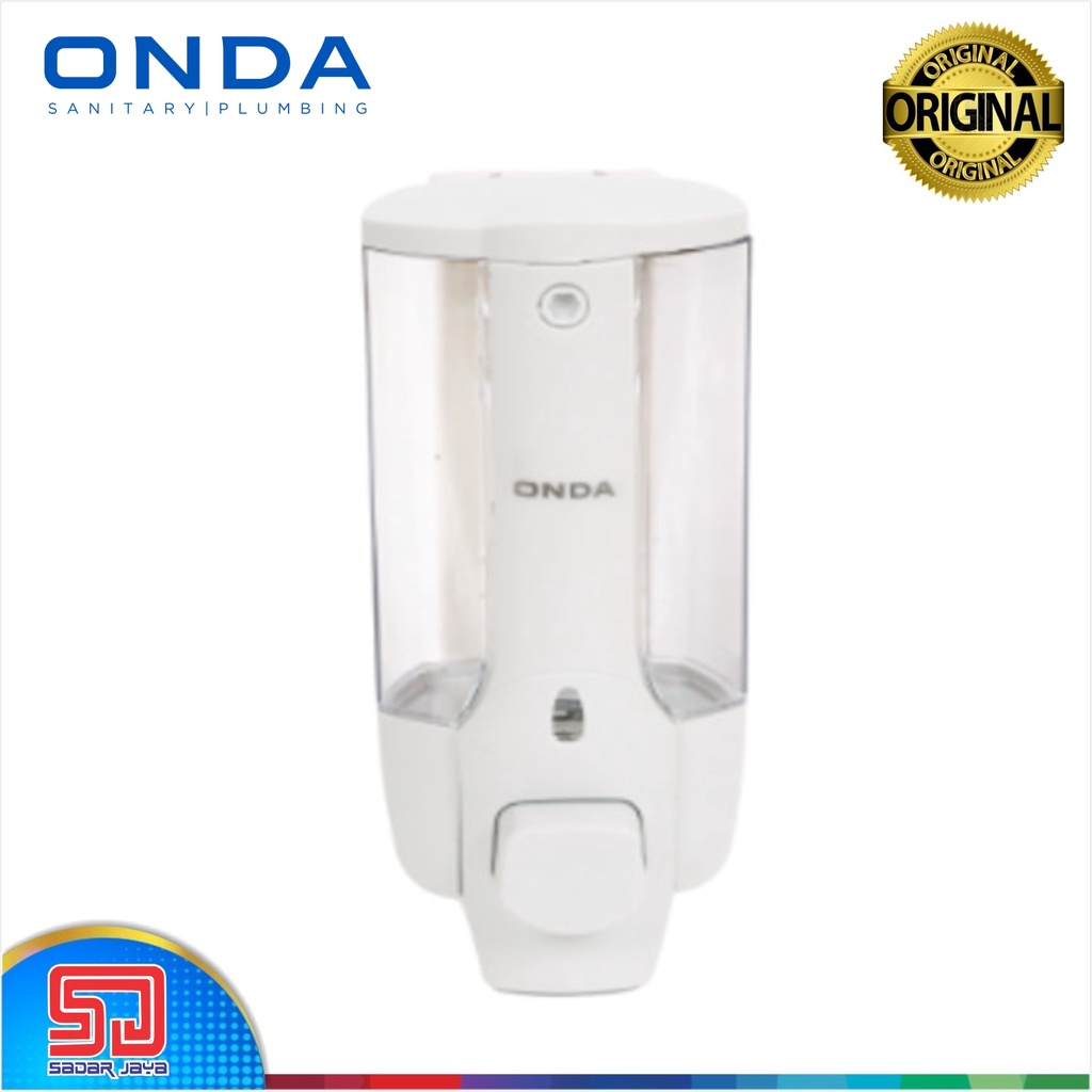 ONDA OSD WOOZEN White Soap Dispenser Wadah Tempat Sabun Cair Cuci Tangan Wastafel