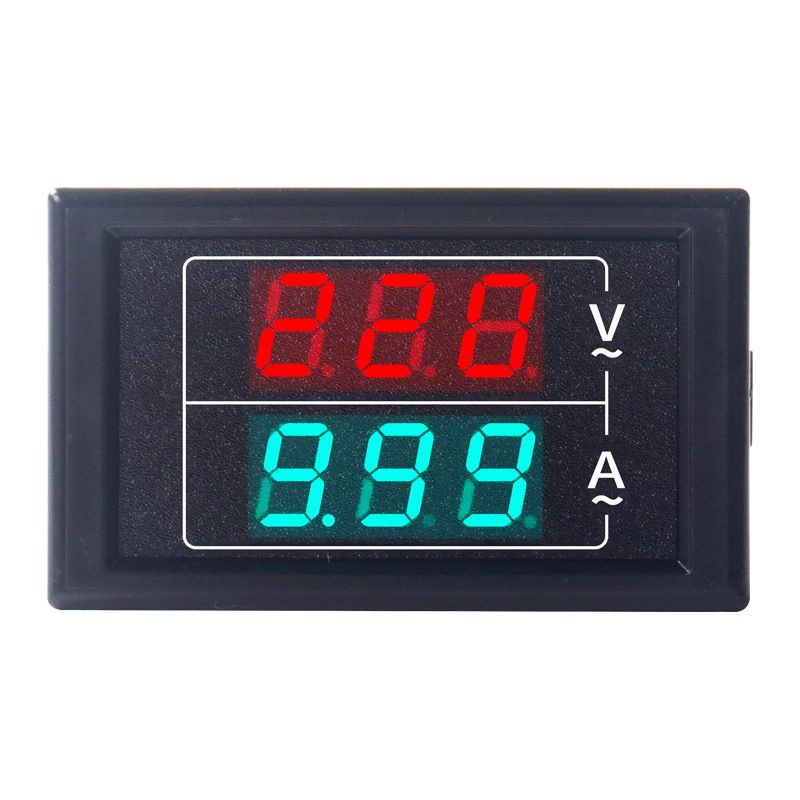 D85-5035VA Voltmeter Ammeter Digital AC60-500V 0-100A Current Meter LED Pengukur Ampere Tegangan