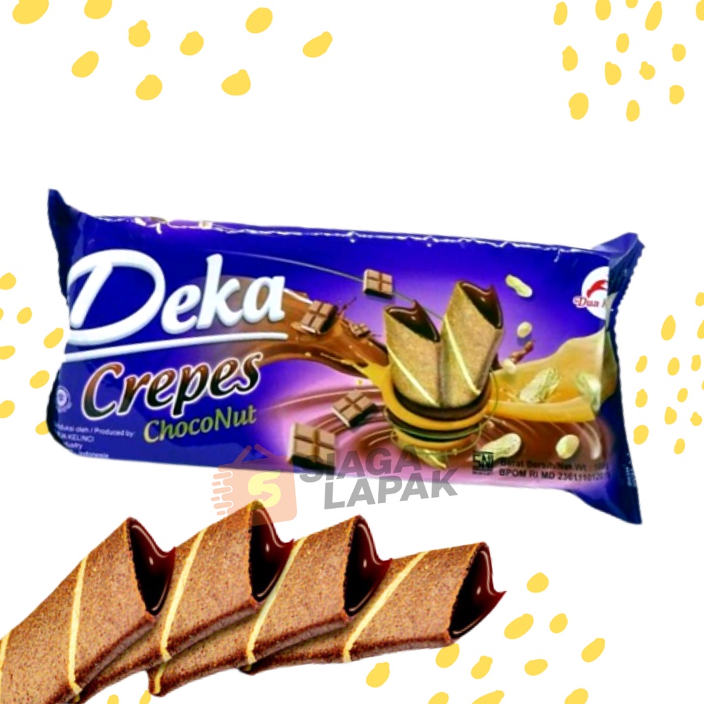 Deka Crepes 90gr Choconut Choco Banana Crackers All Varian