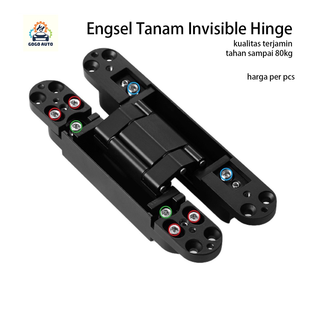 Invisible Hinge Engsel Pintu Tanam Door Hinge Berkualitas Aluminium