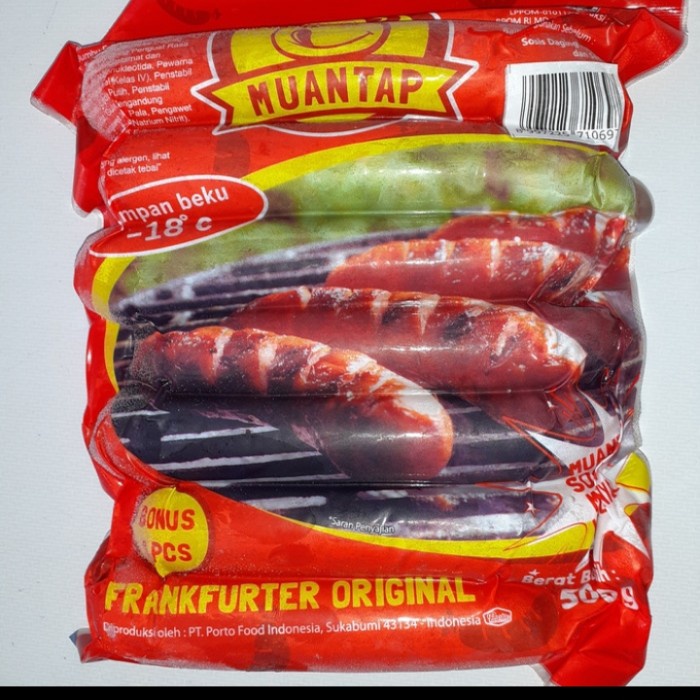 

MUANTAP SOSIS / SOSIS BAKAR / SOSIS GORENG 500 GR