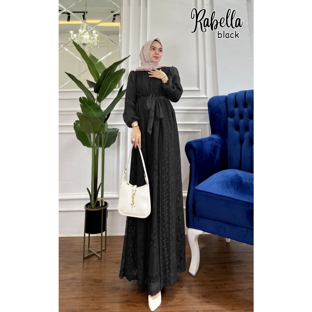 GAMIS PESTA KONDANGAN RABELLA DRESS ORGANZA CANTIK