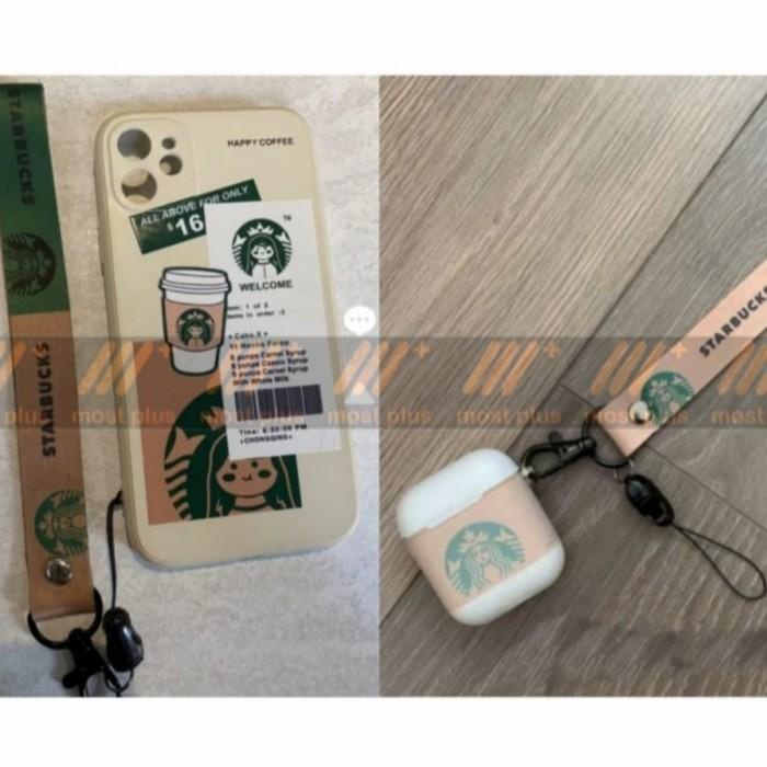 

STARBUCKS NECK LANYARD MOBILE CASE , ID CARD , CAMERA , TALI GANTUNGAN