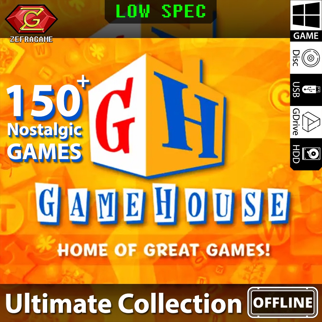 150+ GAMEHOUSE Ultimate Collection PC Full Version