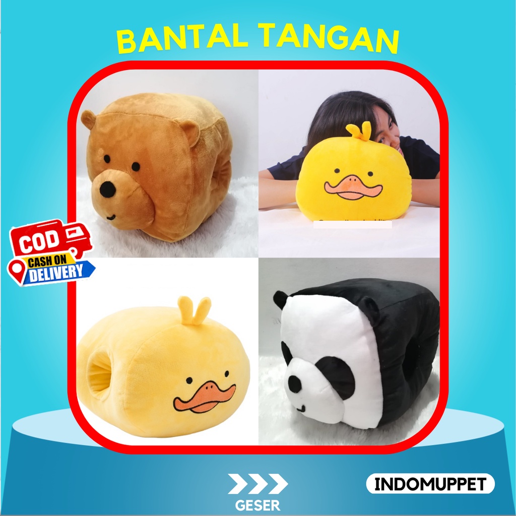 Bantal Tangan Handwarmer Pillow Animal Series Boneka Lucu Murah BONEKA PLUSHIE BESAR BANTAL TIDUR