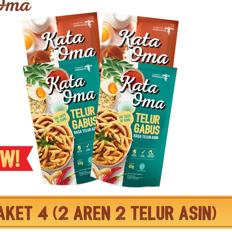 

➤ Kata Oma Telur Gabus Paket 4 New ۩