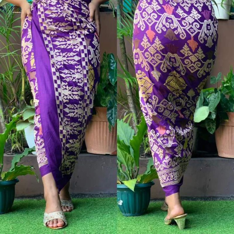 Kamen songket bordir lembaran