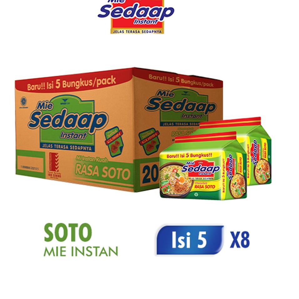 

Terlaku... Mie Sedaap Soto 75gr isi 5 x 8 pack (1 box)