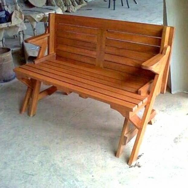 Kursi Meja Lipat Kayu Jati Bangko Taman Kursi Mejic Samsons.Store