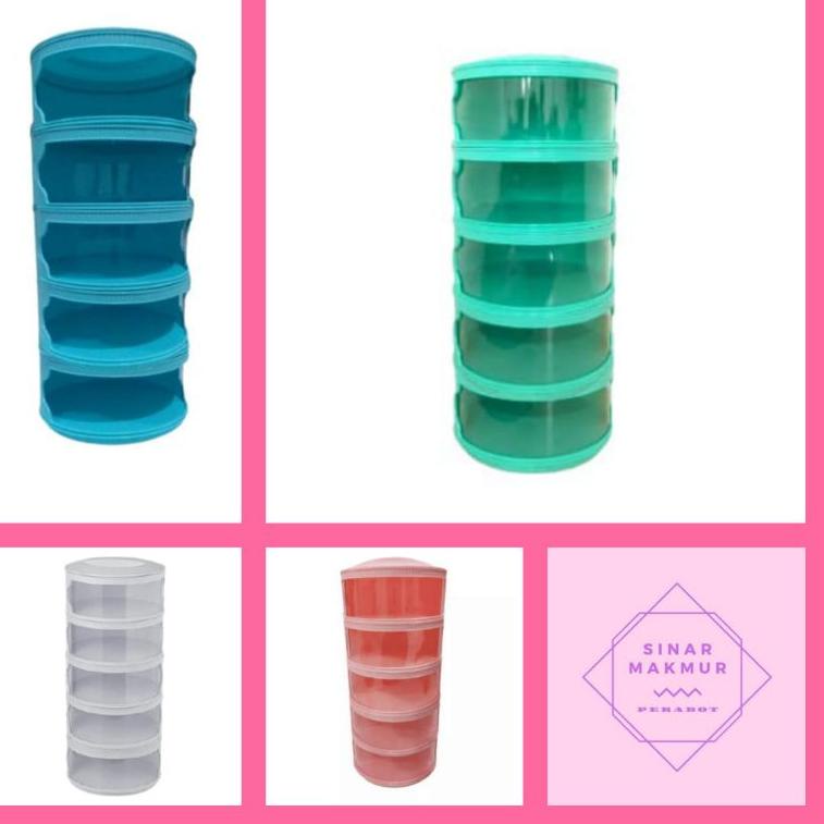 TERLARIS Tudung saji warna 5 susun tudung saji 5 tingkat sudah rakitan