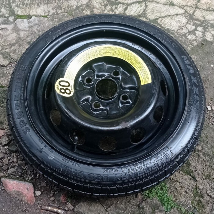 Terlaris Velg Ban Serep Cadangan Kia Picanto R14 Temporary